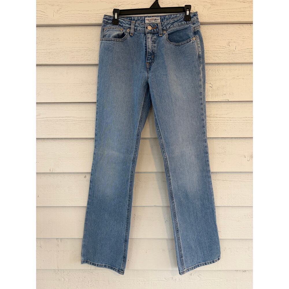 London Jean Light Wash Straight Leg Jeans Size 6 Classic Blue Denim - Picture 3 of 9